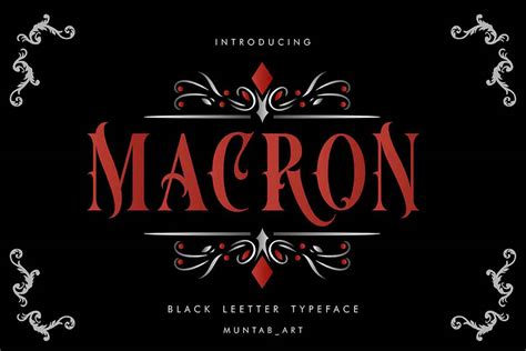 Macron Font - Dfonts