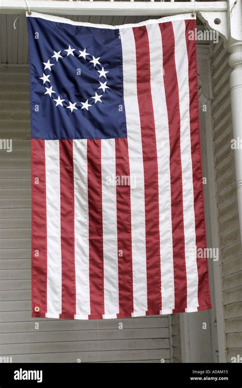 American Flag Betsy Ross Flag Flag of the THirteen Colonies Stock Photo ...