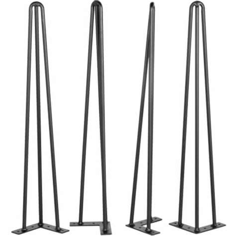 Vevor Hairpin Table Legs 24 Inch, Set Of 4 Diy Desk Table Legs 3 Rods Heavy Duty, 1 - Kroger