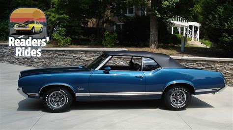 Rare 1970 Olds Cutlass Convertible QB Code V-8 with M-14 Manual Trans.