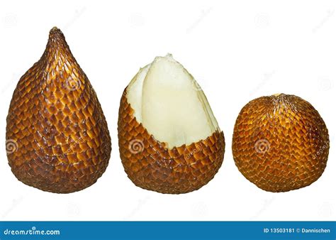 Salak,isolated Fruit Stock Image - Image: 13503181