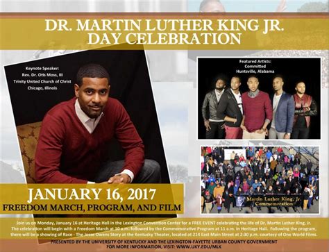 Martin Luther King, Jr Day Events 2017 • LexFun4Kids