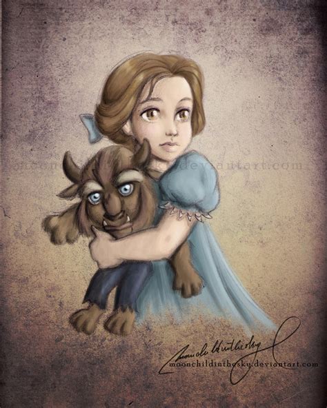 Walt Disney Fan Art - Princess Belle & The Beast - Walt Disney Characters Fan Art (25770321 ...