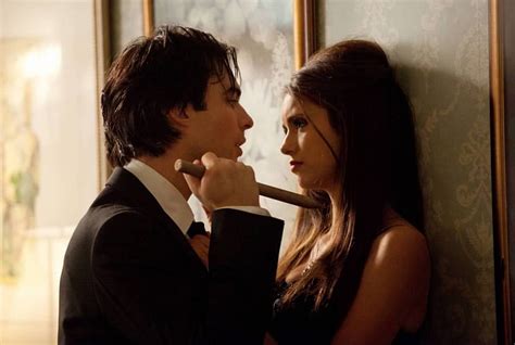 TVD : Damon & Katherine, the vampire diaries, ian somerhalder, nina ...