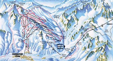 Courmayeur Piste Map