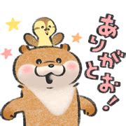 Cute Lie Otter × LINE Pay LINE WhatsApp Sticker GIF PNG