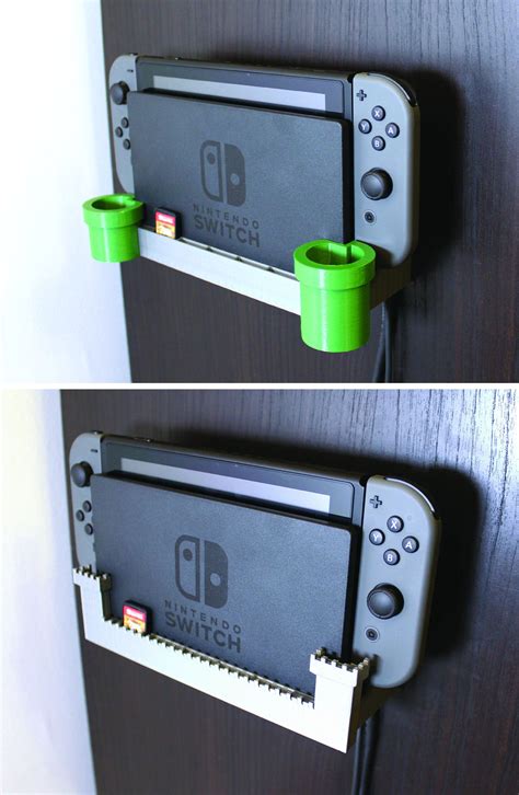 Nintendo Switch Dock Wall Mounts | Video game room design, Video game ...