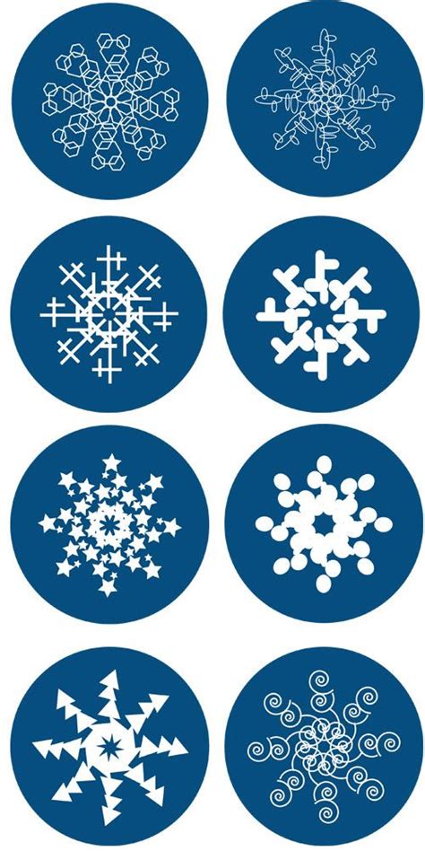 Free Printable Snowflake Gift Tags | Snowflake gift tags, Christmas ...