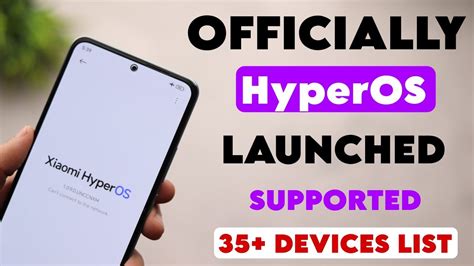 Official HyperOS Launched & Supported Devices List Here | Xiaomi ...