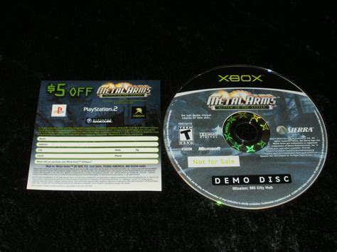 Metal Arms Glitch in the System - Xbox - Demo Disc - Rare