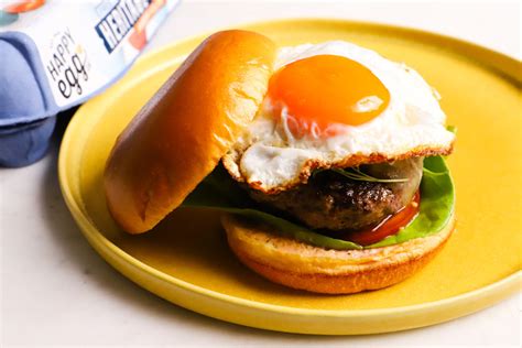 Egg Cheeseburger - Happy Egg Co