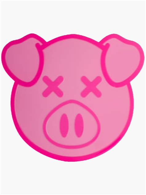 "shane dawson pig logo" Sticker for Sale by momclub | Redbubble