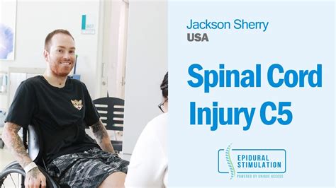 American C5 Spinal Cord Injury Patient Jackson Shares His Epidural Stimulation Experience - YouTube