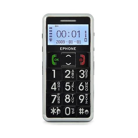 Seniors Citizen Big Buttons Large Numbers Elderly SOS CALLING Mobile ...