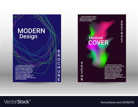 Modern musical covers Royalty Free Vector Image