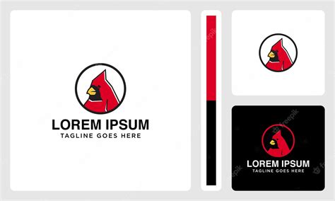 Premium Vector | Cardinal bird face cartoon logo