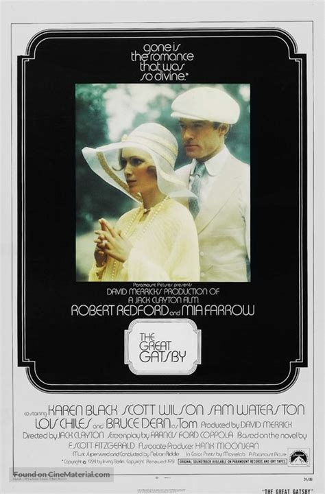 The Great Gatsby (1974) movie poster