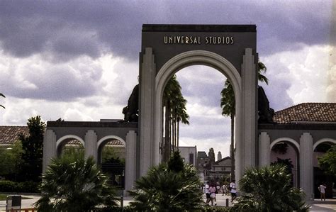 The original entrance to the theme park at Universal Studios in Orlando, Florida image - Free ...