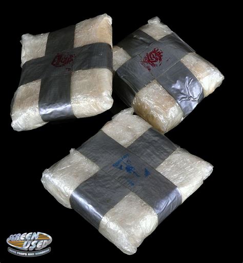 Set of 3 prop cocaine bricks from The Departed