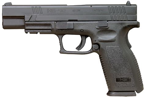 40 S&W HS2000 Pistol Tactical 5″ Black – Zimbi