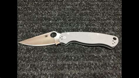 Spyderco CRUWEAR Paramilitary 2 Sprint Run - YouTube