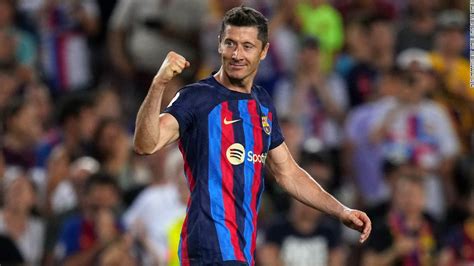 Robert Lewandowski luggage two targets as Barcelona eases previous ...