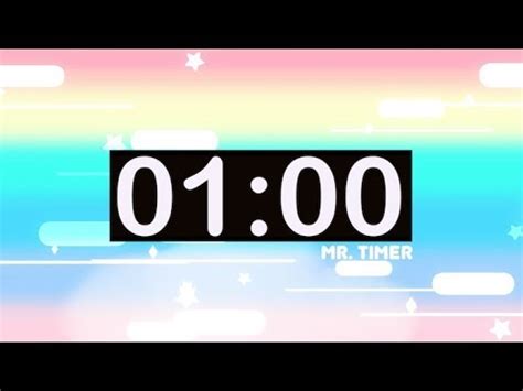 1 Minute Timer with Music for Kids! Countdown Videos HD! - YouTube