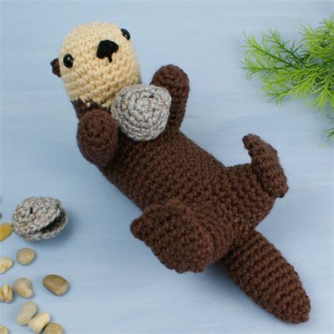 sea otter crochet pattern Crochet Hoodie, Crochet Bear, Cute Crochet ...