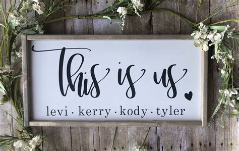 Farmhouse Decor Gifts for the Home This is Us Sign Shelf Decor ...