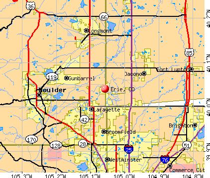 Erie, Colorado (CO 80026, 80504) profile: population, maps, real estate, averages, homes ...