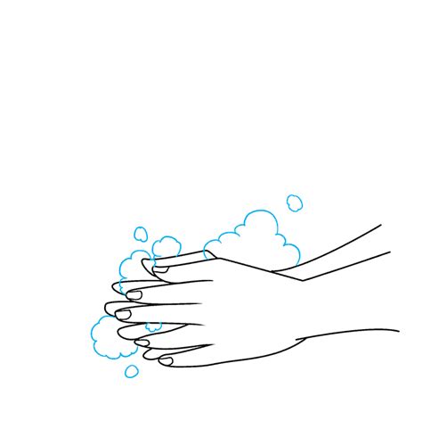 How to Draw Washing Hands - Really Easy Drawing Tutorial