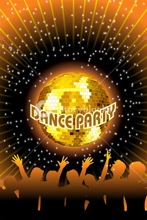 Illustration Of Dance Party Background Royalty-Free Stock Image - Storyblocks