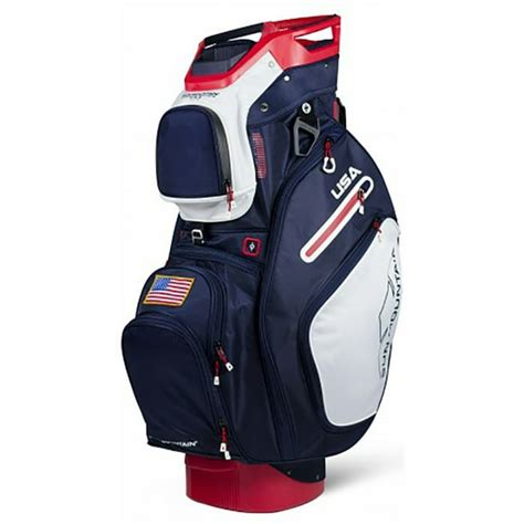 NEW 2018 Sun Mountain C130 USA Flag Red/White/Blue 14-Way Cart Golf Bag - Walmart.com - Walmart.com