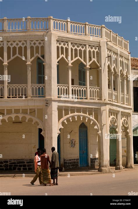 Ottoman Building Architecture In Massawa, Eritrea Stock Photo - Alamy