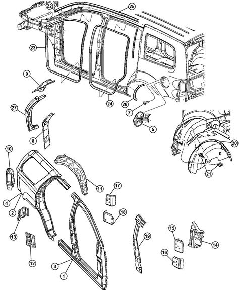 Dodge Durango Body Parts Diagram