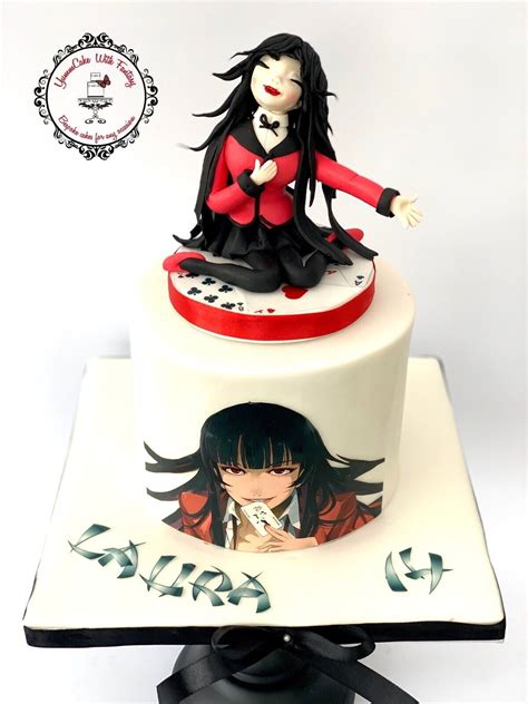 Unofficial Anime Yumeko Jabami Edible Style Birthday Cake Topper | eBay