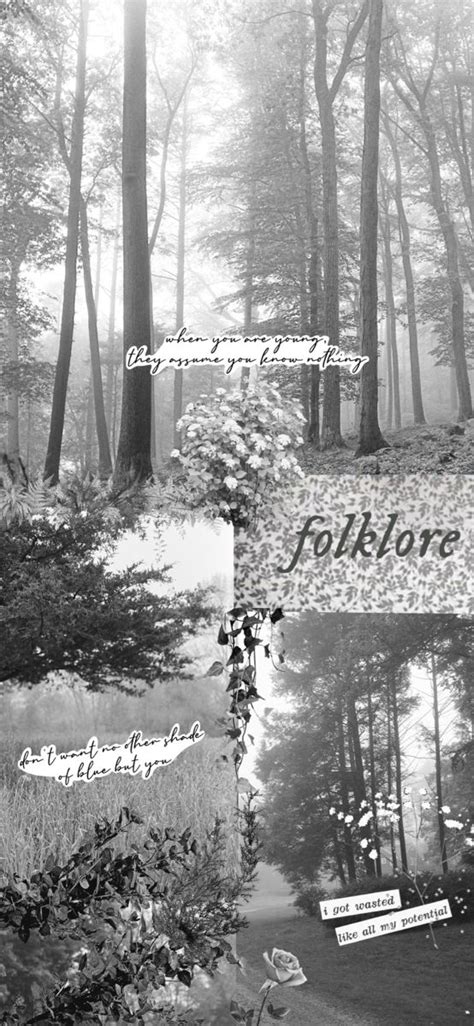 Taylor Swift Folklore iPhone Wallpaper Aesthetic by @artsyoctober