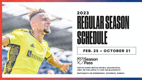 2023 MLS Regular Season schedule announced : r/soccer