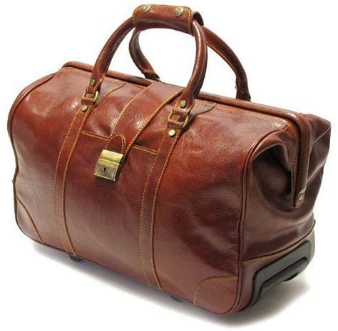Leather rolling duffle bag – WhereIBuyIt.com