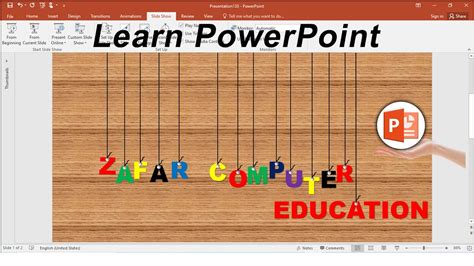 How to Create Hanging Letter Animation in PowerPoint || Animation || MS PowerPoint Tutorial ...