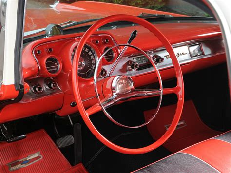 1957, Chevrolet, Bel, Air, Nomad, Retro, Stationwagon, Interior Wallpapers HD / Desktop and ...