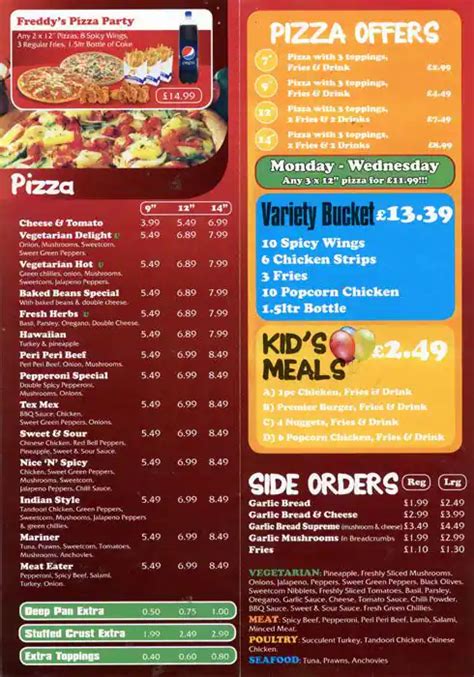 Freddy's Menu, Menu for Freddy's, Longsight, Manchester - Zomato UK