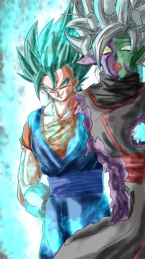 Vegito ssj Blue Vs Zamasu | Personajes de dragon ball, Dragones ...