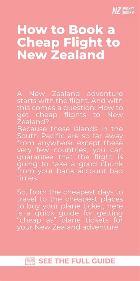 How to Book a Cheap Flight to New Zealand in 2021 | New zealand flights, Cheap flights, New ...