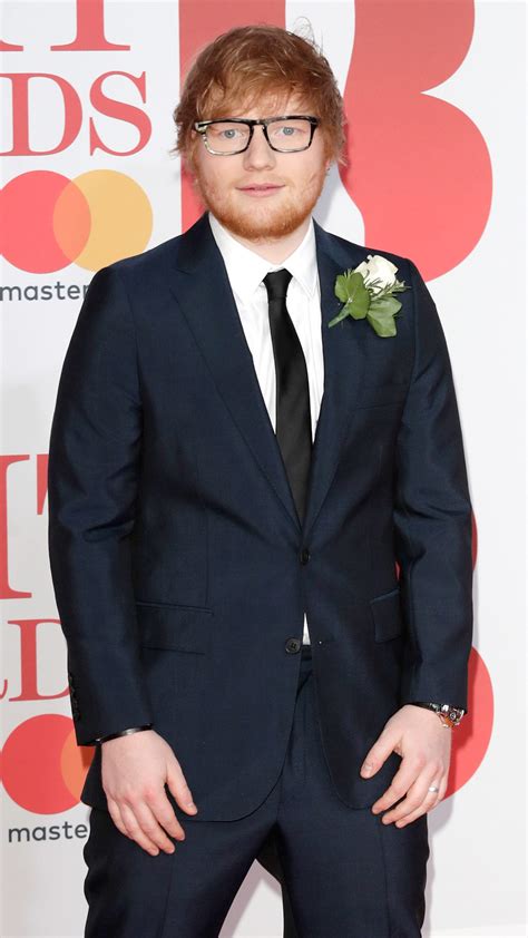 Ed Sheeran Sparks Marriage Speculation With Ring at 2018 BRIT Awards ...