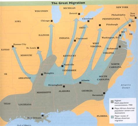 The Great Migration of U.S. Early Twentieth Century | The great migration, Teaching american ...