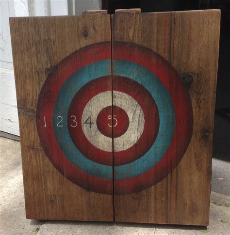 Rustic Dartboard Cabinet, Jr.