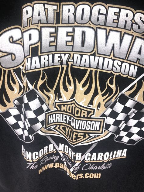 Pat Rogers Speedway Harley Davidson Mens Shirt Size L… - Gem