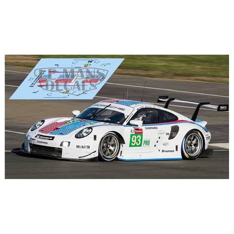 Porsche 991 RSR - Le Mans 2019 nº93 - LEMANSDECALS