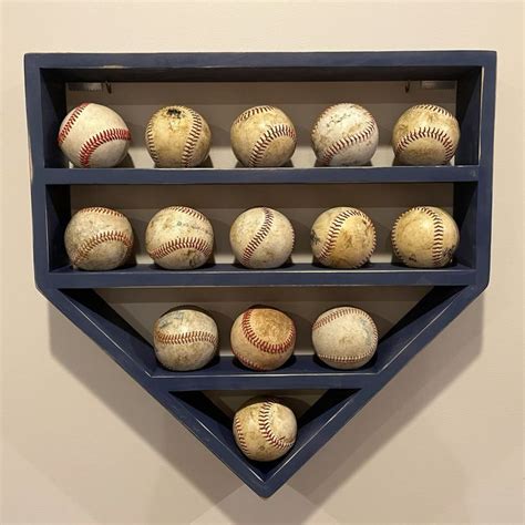 Distressed Baseball Display Rack | Home Run Ball Display | CUSTOMIZABLE in 2023 | Baseball ...